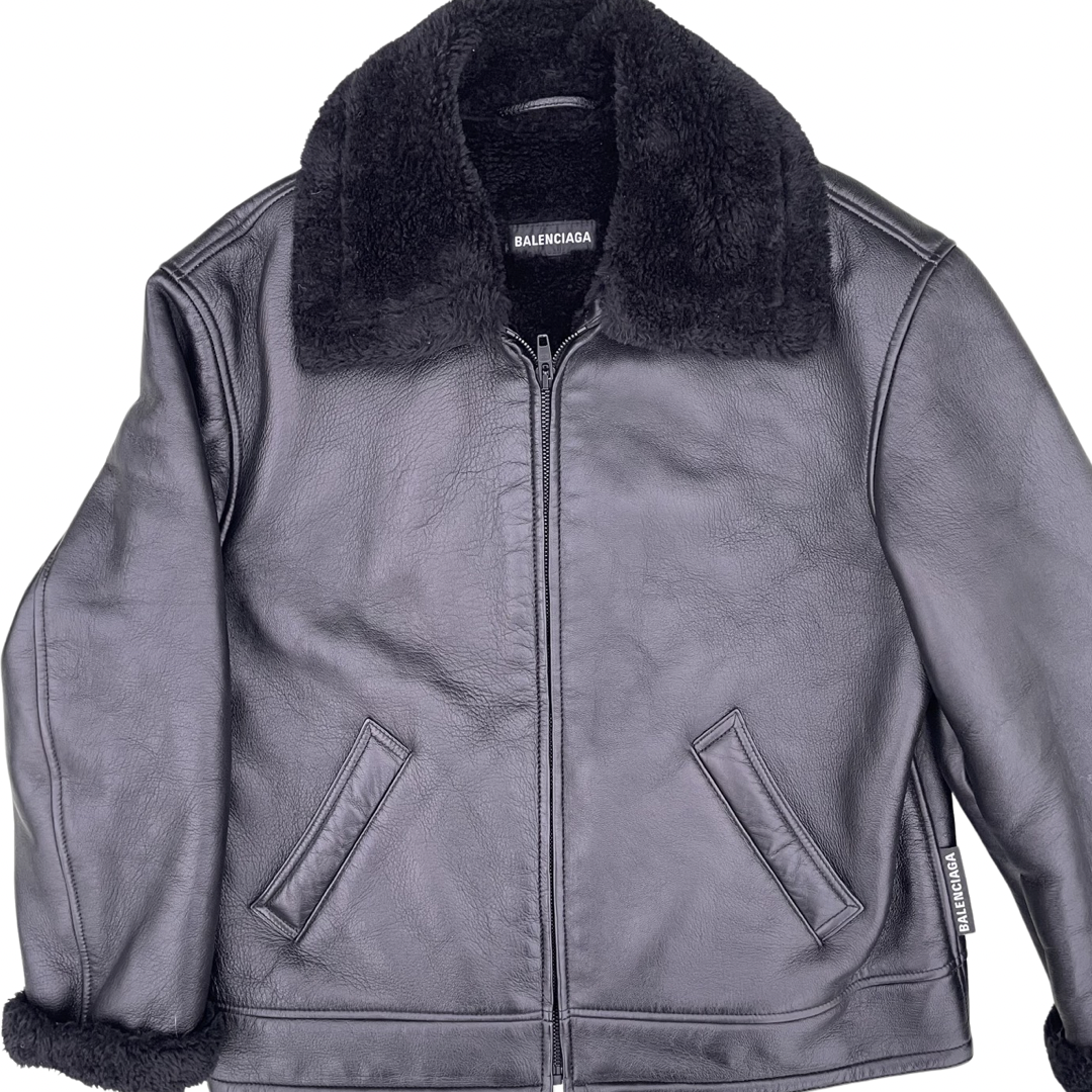 Balenciaga aviator jacket hotsell
